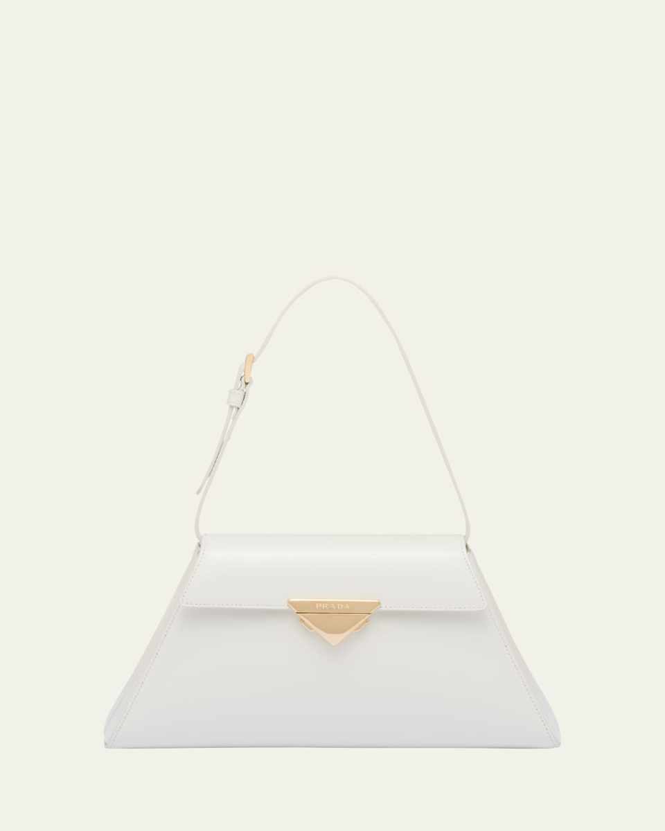 Spazzolato Leather Shoulder Bag